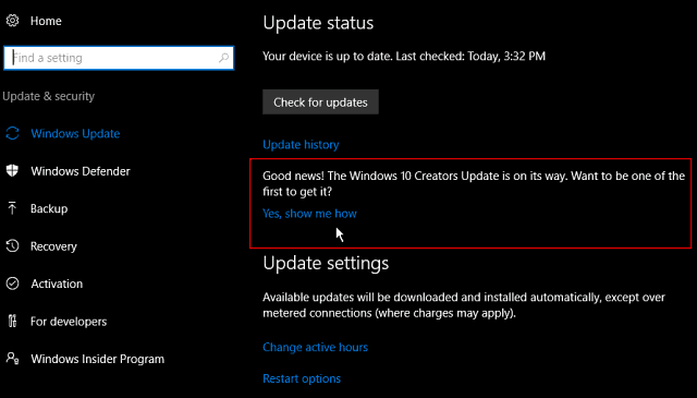 Windows 10 Creators Update Insider Build 15058 pentru PC disponibil acum