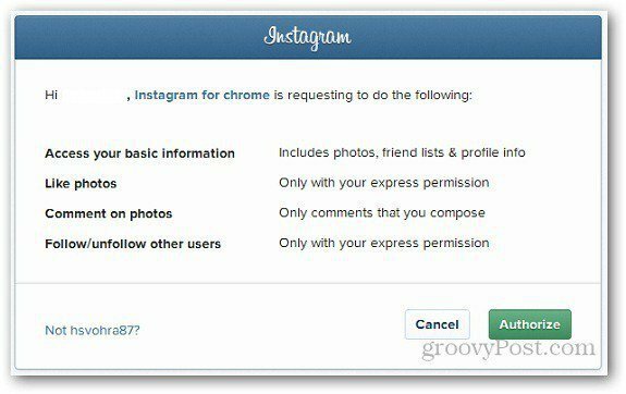 Instagram for Chrome Permite utilizatorilor să caute Instagram în browserul lor