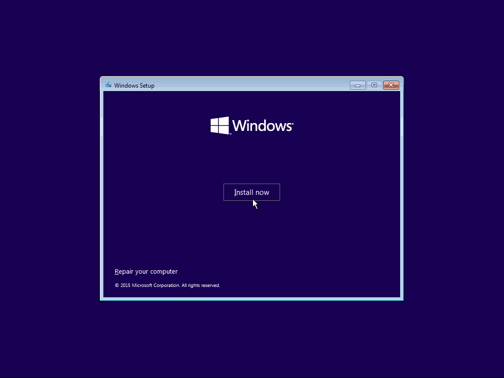 02 Instalează acum Windows 10 Clean Install