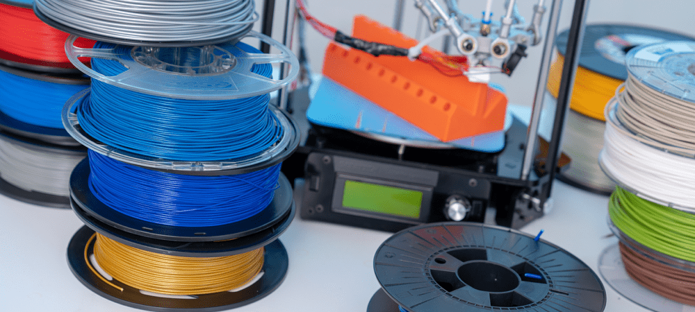 Filament de imprimantă 3D prezentat
