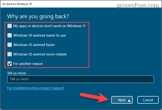 Motive pentru întoarcerea la Windows 10