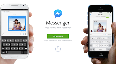 aplicația Facebook Messenger