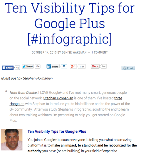 10 sfaturi de vizibilitate pentru google plus