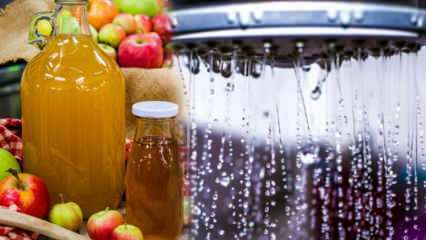 Care sunt avantajele sucului de oțet de mere? Ce se întâmplă dacă adăugați oțet de cidru de mere în apa de duș?