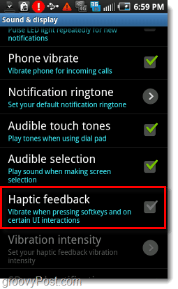 Activați sau dezactivați feedback-ul Android Haptic