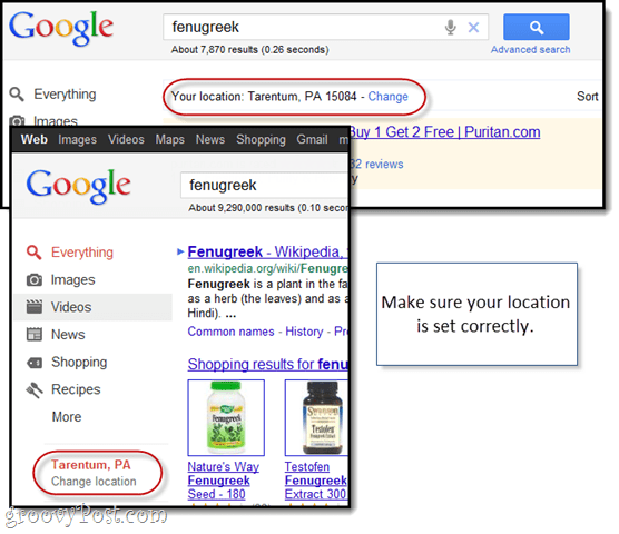 sfat de căutare pentru cumpărături Google