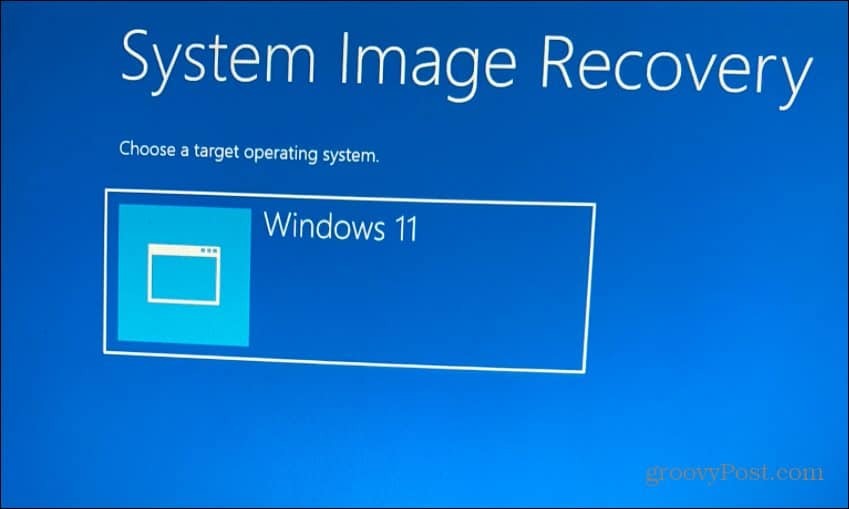 Alegeți sistemul de operare țintă Windows 11