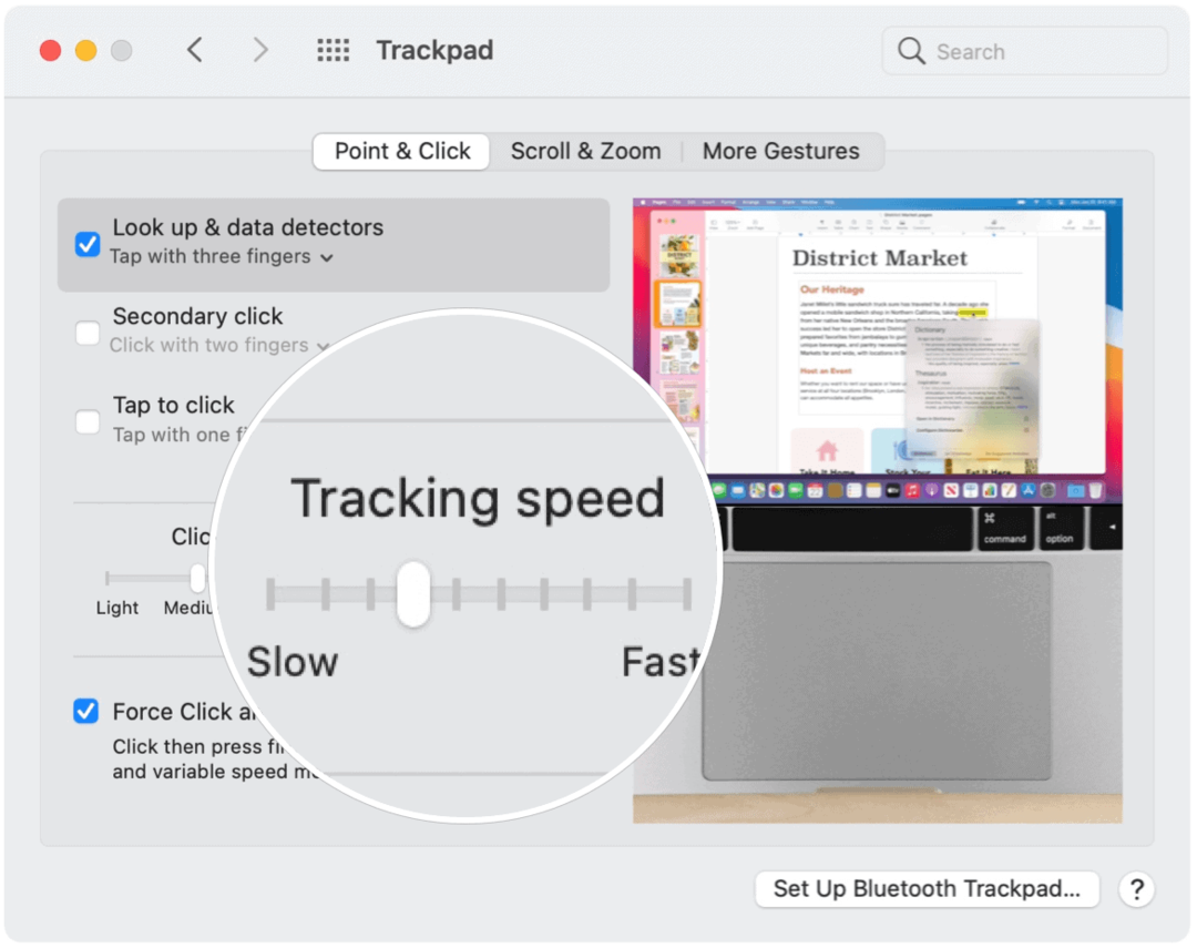 Remediați problemele cu viteza de urmărire a mouse-ului Mac Mouse TrackPad