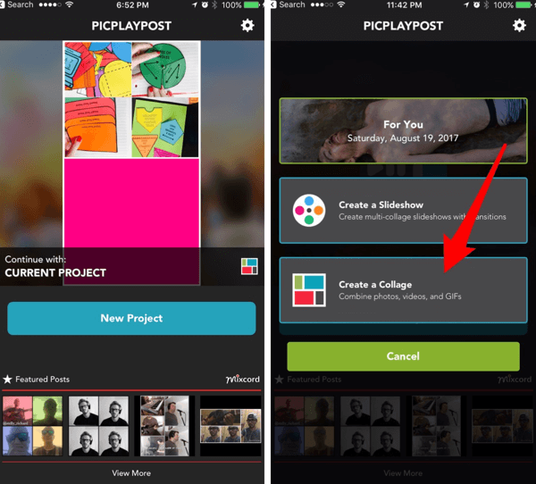 Creați prezentări de diapozitive sau colaje cu aplicația PicPlayPost.