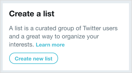 Faceți clic pe Creați o listă nouă și apoi selectați utilizatorii pe care doriți să îi adăugați la lista dvs. Twitter.