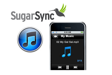 SugarSync + iTunes și iPhone