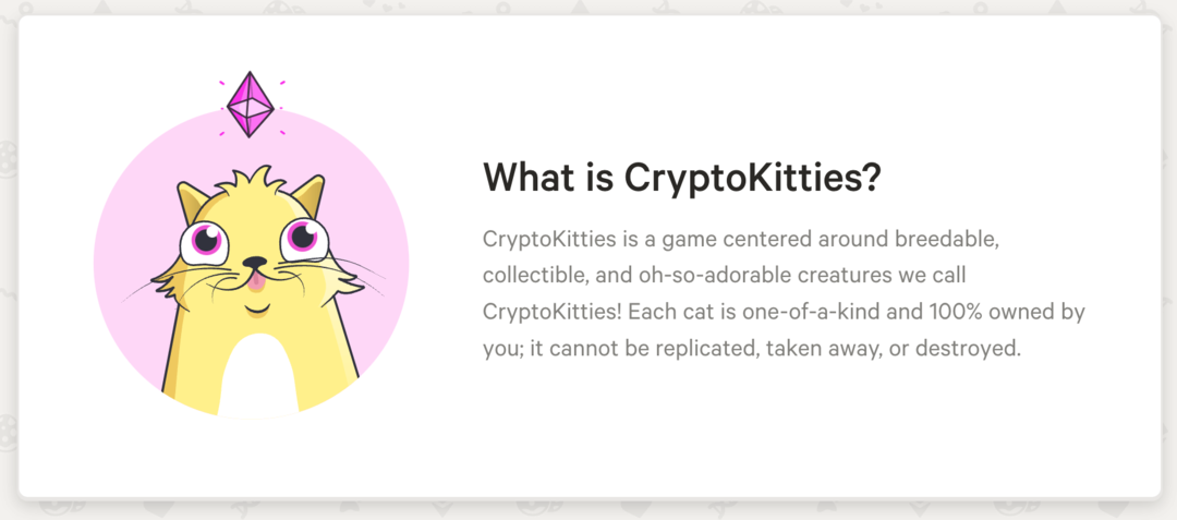 proiectul crypto-kitties-nft