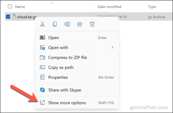 Afișați opțiuni suplimentare în meniul contextual Windows 11