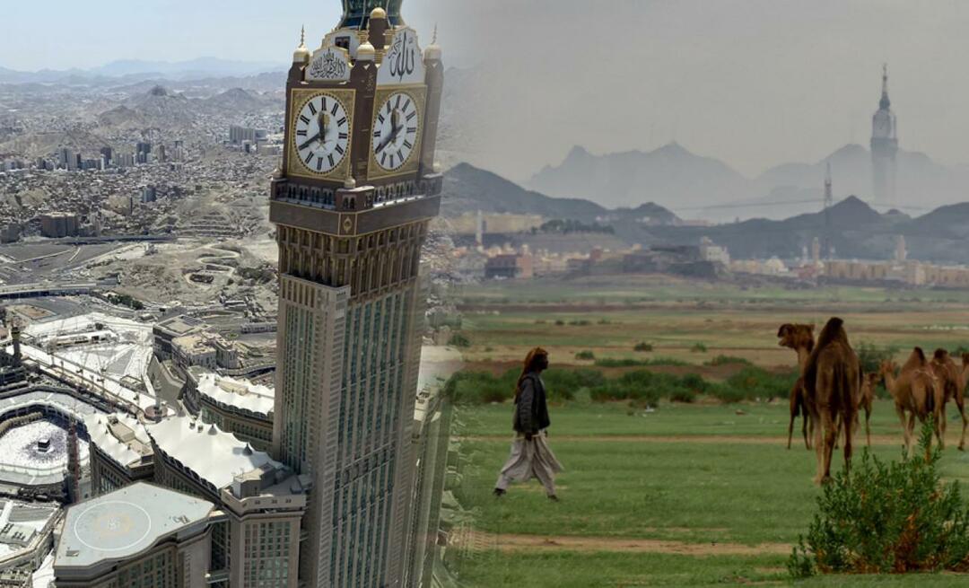 Munții și câmpiile din Mecca sunt verzi! Se apropie apocalipsa? Iată prevestirile apocalipsei...