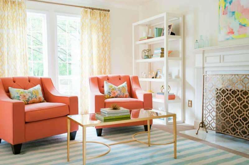 Sugestii de decorare a casei care pot fi făcute cu culoare somon