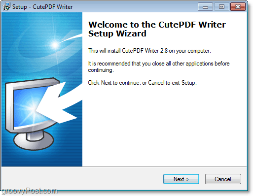 cum să instalați cutePDF în Windows 7