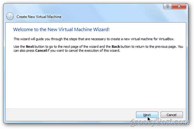 Windows 8 Wizard VirtualBox Wizard