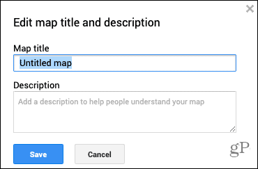Numele și descrierea noii hărți