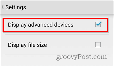Exportați fișiere în Dropbox pentru Android direct pe card SD