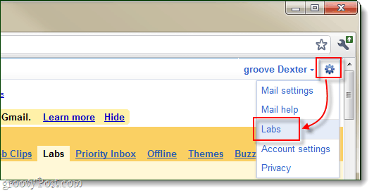 laboratoare de setări gmail