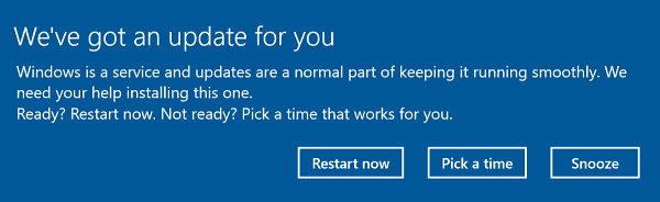 Windows 10 Creators Update pentru a rezolva repornirile automate după actualizări
