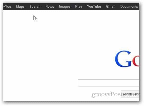 Personalizați Bara de navigație Google în Google Chrome [Extensie]
