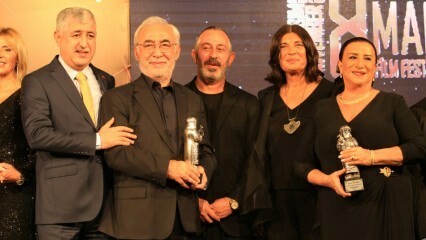Șener Șen a primit „Premiul de onoare” din mâna lui Cem Yılmaz