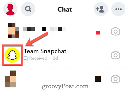 Pictograma de profil a unui prieten din snapchat