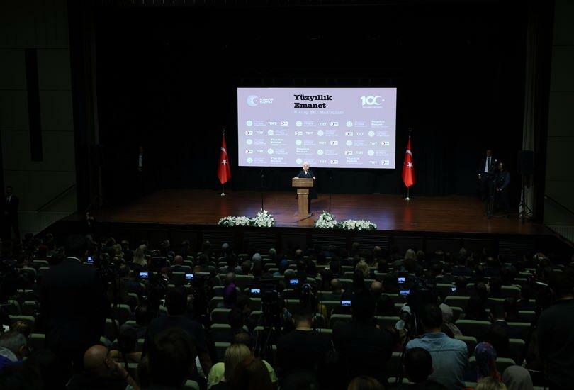 Prima Doamnă Erdogan Centenarul încredințat Semiluna Roșie Expoziție de scrisori captive