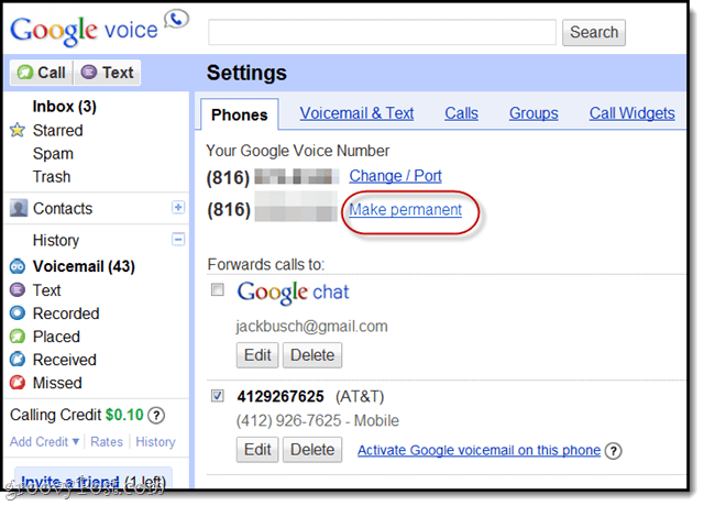 păstrați-vă numărul vechi de voce Google după portare
