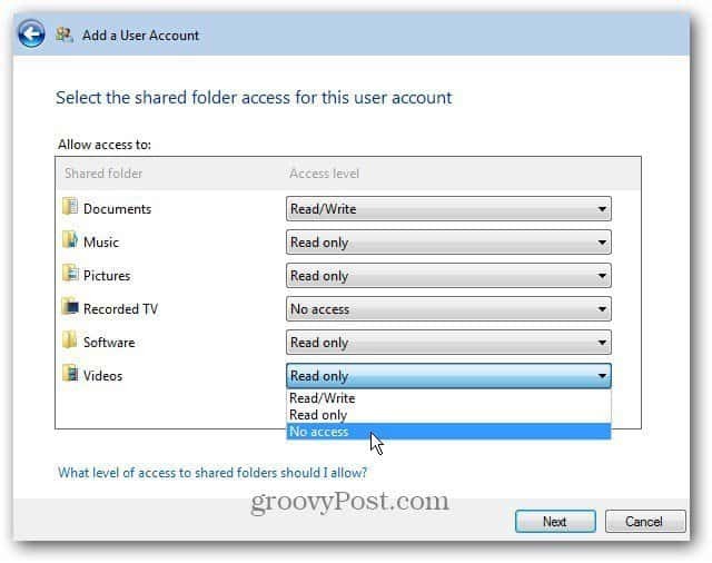 Adăugați sau eliminați contul de utilizator pe Windows Home Server 2011