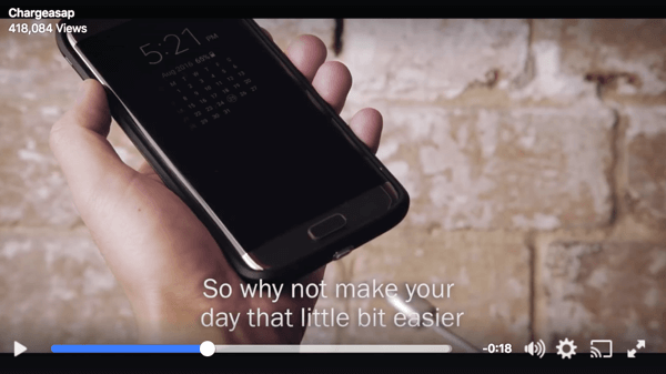 Pe Facebook, subtitrările permit utilizatorilor să vizioneze videoclipul dvs. cu sunetul dezactivat.