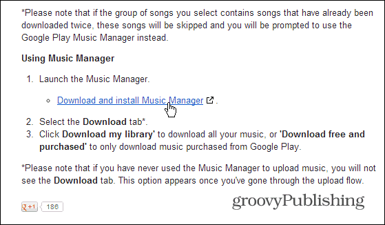 Descărcați Managerul de muzică Google