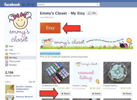emmy etsy share pe facebook