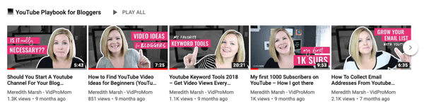 Cum să utilizați o serie video pentru a vă dezvolta canalul YouTube, exemplu de serie YouTube cu 5 videoclipuri pe un singur subiect