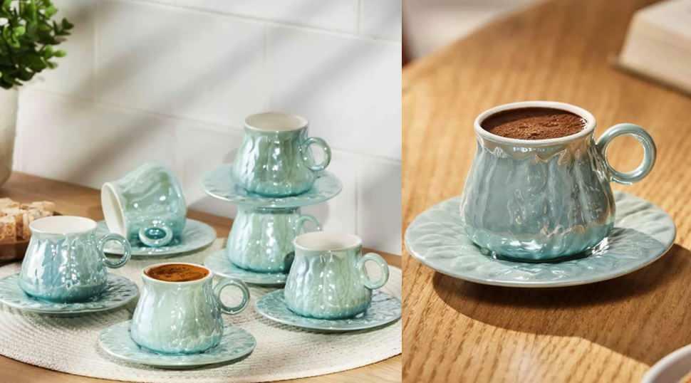 Set cești de cafea Emsan Teșvikiye 12 piese