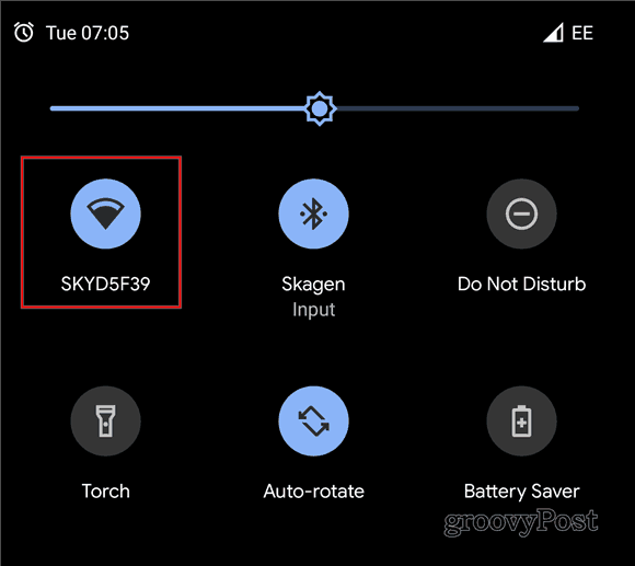 Android 10 partajează codul QR WiFi
