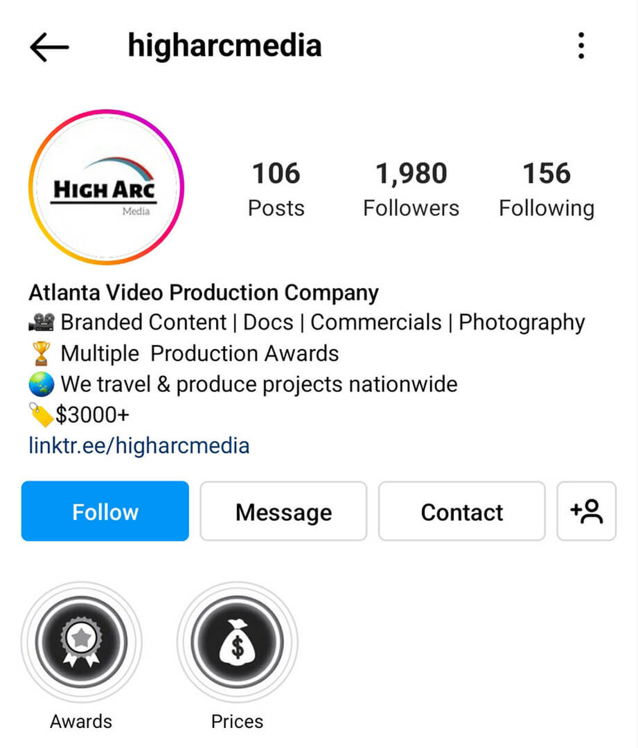 instagram-bio-higharcmedia-copie-exemplu