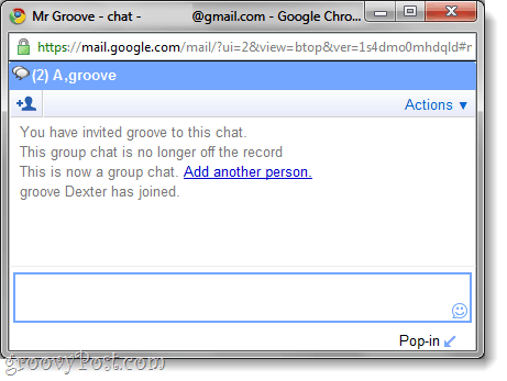 grup de chat în gmail chat