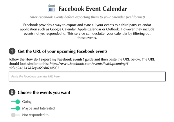 Social Media Marketing Podcast Descoperirea săptămânii: calendarul evenimentelor Facebook.