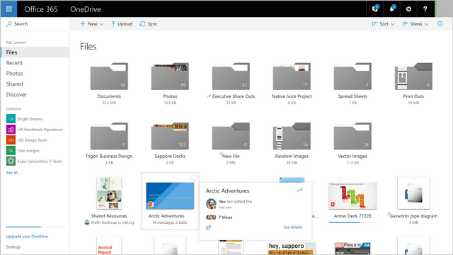Microsoft actualizează OneDrive cu interfață de utilizator îmbunătățită și opțiuni de partajare