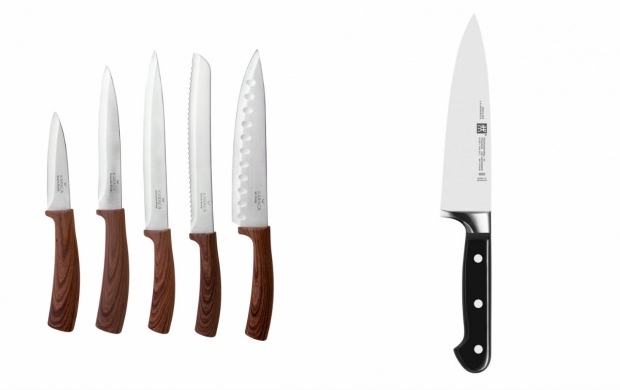 set de cuțite pentru victime