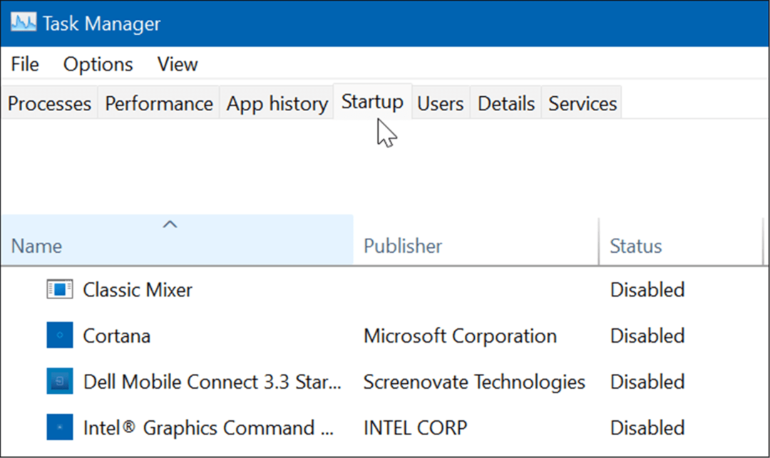 Fila Task Manager Startup Windows 11