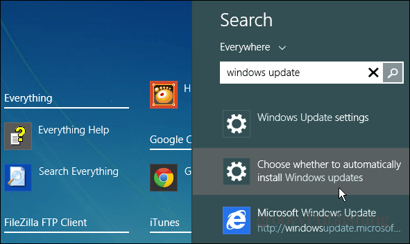 Căutați actualizări Windows