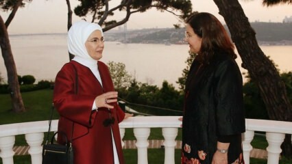 Prima doamnă Erdoğan se întâlnește cu soția președintelui irakian Serbagh Salih
