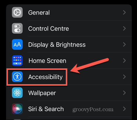 setări de accesibilitate pentru iPhone