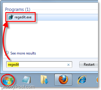 cum să porniți editor de registru în Windows 7
