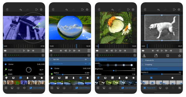 LumaFX este o aplicație de editare video.