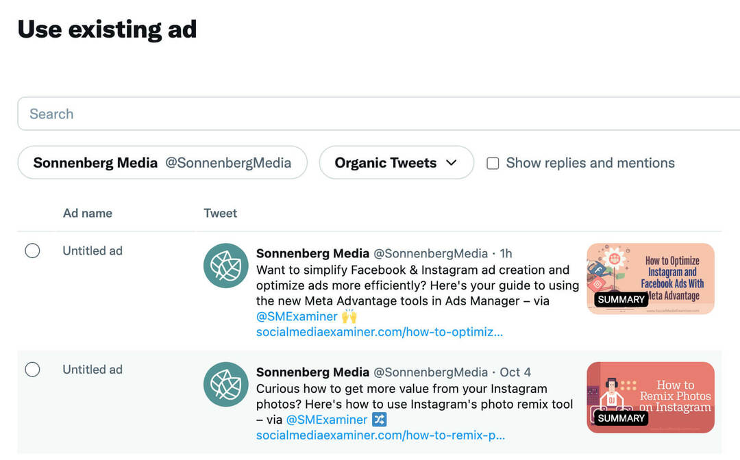 how-to-scale-twitter-ads-expand-your-target-public-refresh-your-creative-assets-organic-tweets-add-to-ad-group-example-21