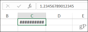 Simboluri numerice în Excel
